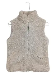 Vorschaubild 1 von Teddy Fleece Weste Mädchen Gr. 146/152 Beige Kuschelig