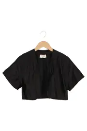 Vorschaubild 1 von Damen Blazer Kurzarm Schwarz Gr. 38/M Elegant Klassisch Bolero