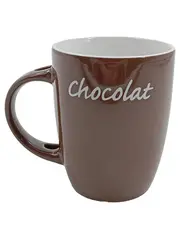 Vorschaubild 2 von Kaffeetasse Café Chocolat Braun Porzellan 300ml Klassisch