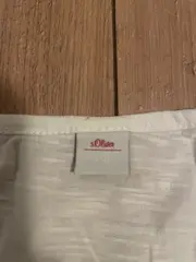 Vorschaubild 3 von Damen T-Shirt Gr. 36/S Weiß Herz Love Print Baumwolle