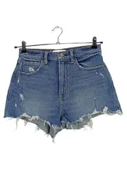 Vorschaubild 1 von Damen Jeans Shorts High Waist Destroyed Gr. 28 Blau