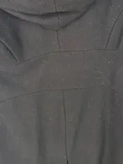 Vorschaubild 7 von Damen Wintermantel mit Kapuze Gr. 38;M Schwarz Wolle Polyester Viskose
