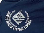 Vorschaubild 3 von Herren Kapuzenpullover Hoodie Gr. 48/M Blau Casual Logo-Print