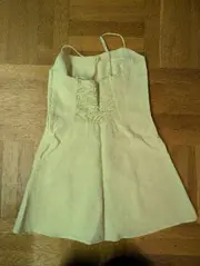 Vorschaubild 2 von Damen Sommerkleid Trägerkleid Gr. XS Gelb Limette Mini