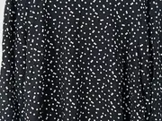 Vorschaubild 2 von Bluse Damen Gepunktet Langarm Viskose Schwarz Gr. 40/L