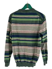 Vorschaubild 2 von Maerz Herren Pullover gestreift Mehrfarbig Gr. 56 Wolle Casual