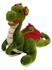 Vorschaubild 1 von 015014 Kuscheltier Rocky Drache Grün 37 cm Plüschtier Stofftier