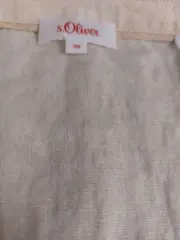 Vorschaubild 3 von Damen Bluse Leinen ärmellos V-Ausschnitt Beige Gr. 38/M