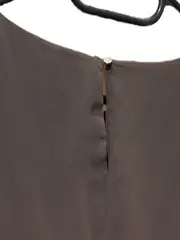 Vorschaubild 5 von Freizeitkleid Damen Grau Gr. 34/XS Midikleid Uni Polyester