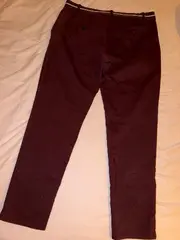 Vorschaubild 2 von Herren Stoffhose Chino Bordeaux Rot Gr. M W31 Casual