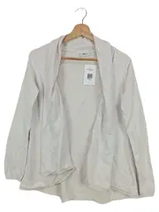 Vorschaubild 1 von Damen Strickjacke Beige Gr. 38/M Klassisch Elegant Minimalistisch