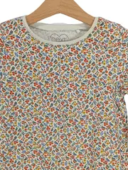 Vorschaubild 2 von Mädchen Langarmshirt Blumenmuster Baumwolle Mehrfarbig Gr. 110