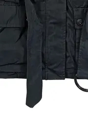 Vorschaubild 3 von Damen Fieldjacket Leichte Jacke Gürtel Schwarz Gr. 36/S