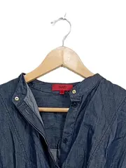 Vorschaubild 2 von Jeanskleid Damen Gr. 34 Blau Denim Gürtel Baumwolle