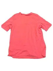Vorschaubild 2 von Damen T-Shirt V-Ausschnitt Rosa Gr. M Basic Kurzarm Shirt