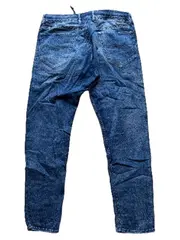 Vorschaubild 3 von Destroyed Jeans Herren W32 Blau Used Look Kordelzug Denim Hose