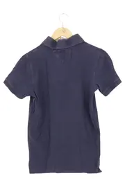Vorschaubild 2 von Herren Poloshirt S Blau Casual Preppy Baumwolle