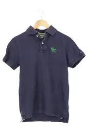 Vorschaubild 1 von Herren Poloshirt S Blau Casual Preppy Baumwolle