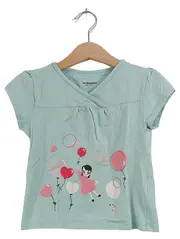 Vorschaubild 1 von Mädchen T-Shirt Türkis Ballons Gr. 102, 104 Kurzarm