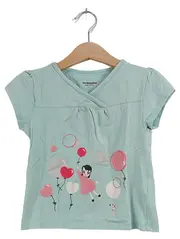 Vorschaubild 2 von Mädchen T-Shirt Türkis Ballons Gr. 102, 104 Kurzarm