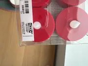 Vorschaubild 3 von LED Teelichter Rot 2er Set Kunststoff Batterie Deko Kerzen Weihnachten