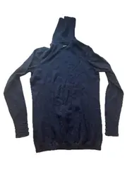 Vorschaubild 2 von Rollkragenpullover Damen Basic Baumwolle Langarm Schwarz S 36