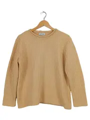 Vorschaubild 1 von Edition Damen Strickpullover Gr. 42 Beige Rippstrick Pullover