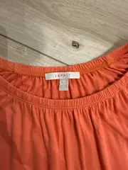 Vorschaubild 3 von Damen T-Shirt Gr. XS Orange Kurzarm Baumwolle Casual