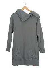 Vorschaubild 1 von Damen Sweatkleid Hoodie Kleid Gr. M Grau Kapuze