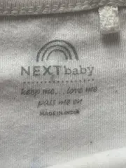 Vorschaubild 5 von Baby Body Langarm Gr. 92 Weiß Teddybär Muster Baumwolle