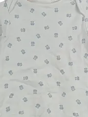 Vorschaubild 2 von Baby Body Langarm Gr. 92 Weiß Teddybär Muster Baumwolle