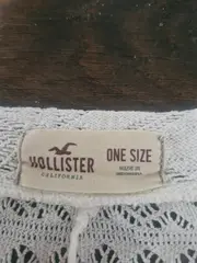 Vorschaubild 3 von Damen Strickjacke Häkel Kimono Einheitsgröße Beige Boho