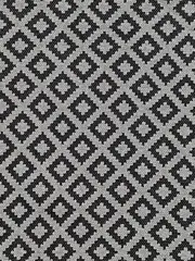 Vorschaubild 2 von Damen Rock Minirock XS 34 Schwarz Weiß Geometrisch Baumwolle