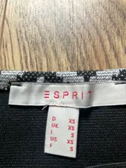 Vorschaubild 3 von Damen Rock Minirock XS 34 Schwarz Weiß Geometrisch Baumwolle