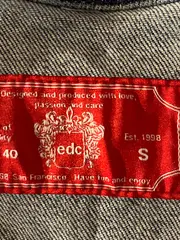 Vorschaubild 8 von EDC Damen Jeans Weste Blau Gr. 36/S Casual Baumwolle