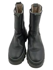 Vorschaubild 2 von Damen Chelsea Boots Stiefelette Schwarz Gr. 39 Leder Plateau