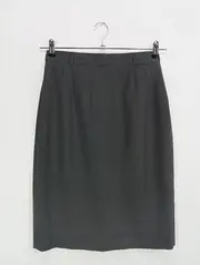 Vorschaubild 2 von Bleistiftrock Damen Gr. 38/M Schwarz Punkte Business Elegant