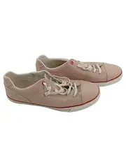 Vorschaubild 1 von Sneaker Low Herren Gr. 46 Rosa Canvas Leinenschuh Casual