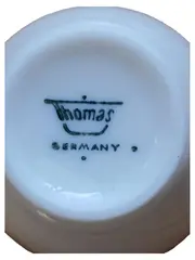 Vorschaubild 2 von Thomas Porzellan Tasse Becher Retro Gestreift Weiß 5 cm