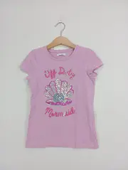 Vorschaubild 2 von BLUEZOO Mädchen T-Shirt Off Duty Mermaid Pailletten Rosa Gr. 116