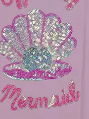 Vorschaubild 4 von BLUEZOO Mädchen T-Shirt Off Duty Mermaid Pailletten Rosa Gr. 116
