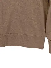 Vorschaubild 4 von Herren Pullover Gr. 50/L Braun Casual V-Ausschnitt Baumwolle
