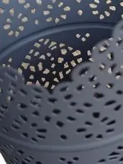 Vorschaubild 3 von Windlicht Grau Metall Lochmuster Zylindrisch Deko Kerzenhalter Modern