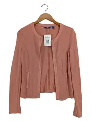 Vorschaubild 1 von Damen Strickjacke 38;M Rosa Rippstrick Casual