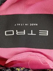 Vorschaubild 3 von Damen Leichter Mantel Samt Schwarz Gr. 40/L Elegant Vintage