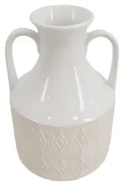 Vorschaubild 1 von ROYAL KPM Vase Elegant Weiß Porzellan Doppelhenkel Geometrisches Muster