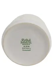 Vorschaubild 2 von ROYAL KPM Vase Elegant Weiß Porzellan Doppelhenkel Geometrisches Muster