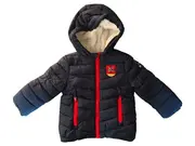 Vorschaubild 4 von Steppjacke Jungen Gr. 86 Winterjacke gefüttert Blau Rot