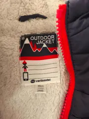 Vorschaubild 3 von Steppjacke Jungen Gr. 86 Winterjacke gefüttert Blau Rot