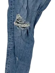 Vorschaubild 3 von Damen Destroyed Jeans Mom Fit Ripped Look Blau Größe 34 XS